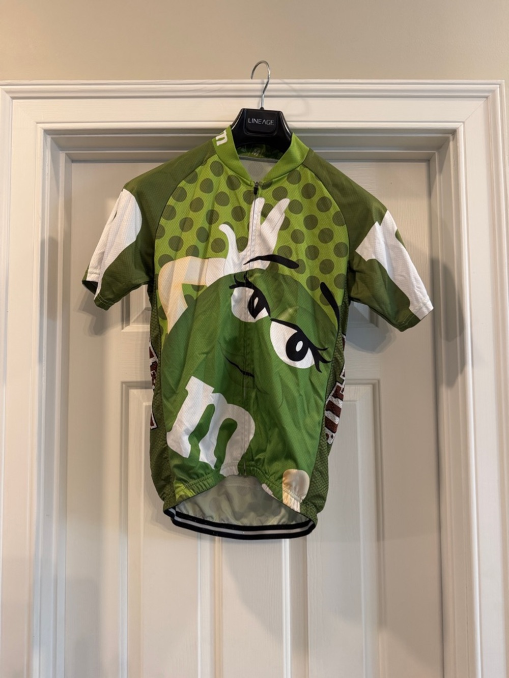 Green M&M's Graphic Cycling Jersey